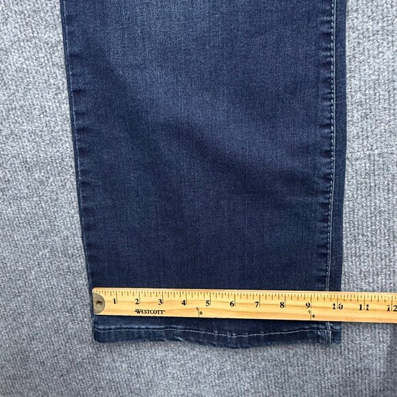 Apt 9 Distressted Boot Cut Jeans Rhinestones Cowgirl Glam Womens Plus 16WS NEW - Picture 11 of 14